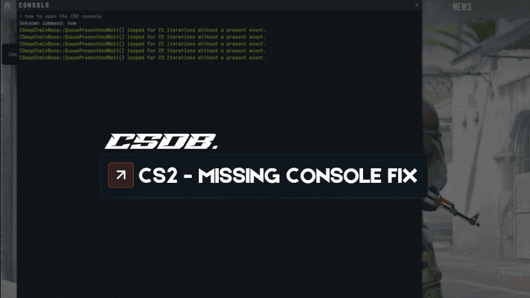 Counter-Strike 2 Console Missing Fix Guide