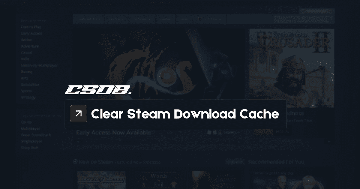 How To Clear Steam Download Cache