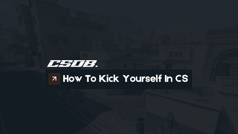 How To Kick Yourself In CS