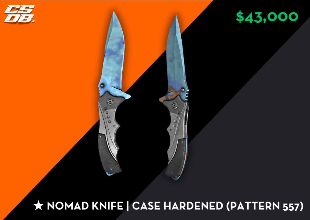 Nomad Knife _ Case Hardened Pattern 577 $43000