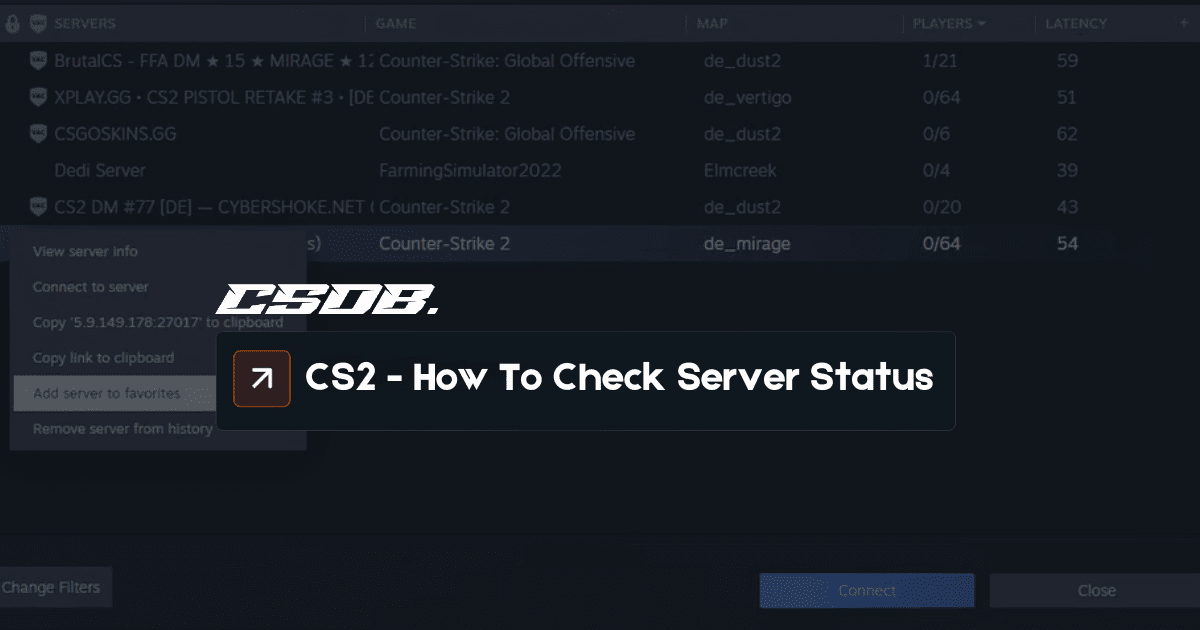 How To Check Server Status