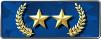 Gold Nova 2 CS2/CSGO Rank Badge